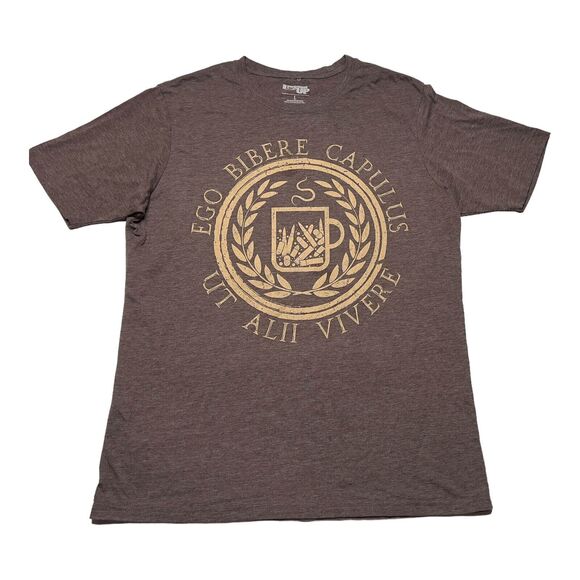 Ranger Up Other - Men's Ranger Up Let Those Cowards Come Hope Act Tactical Brown Vintage T-Shirt L